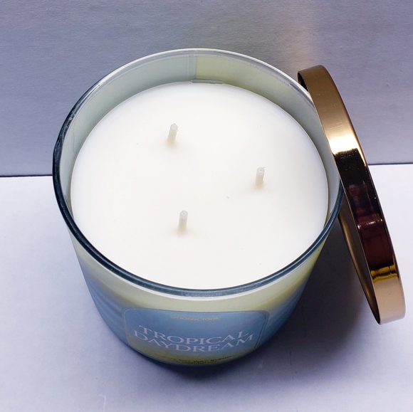 Goose Creek TROPICAL DAYDREAM Large 3-Wick Scented Candle, 14.5 oz - Picture 3 of 5